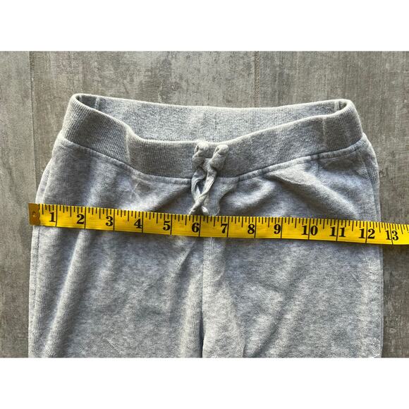 HELLO KITTY Velour Velvet Gray Gold Kids Girl Sweatpants Joggers Pants Soft 6X 6 - Picture 6 of 8